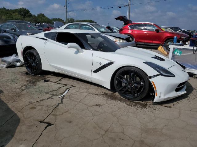 1G1YB2D72K5113205 - 2019 CHEVROLET CORVETTE STINGRAY 1LT WHITE photo 4