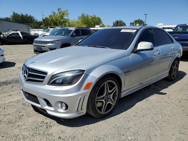 WDDGF77X69F308542 - 2009 MERCEDES-BENZ C 63 AMG SILVER photo 1