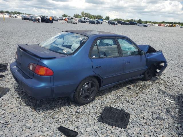 1NXBR12E52Z630908 - 2002 TOYOTA COROLLA CE 蓝色 照片 3