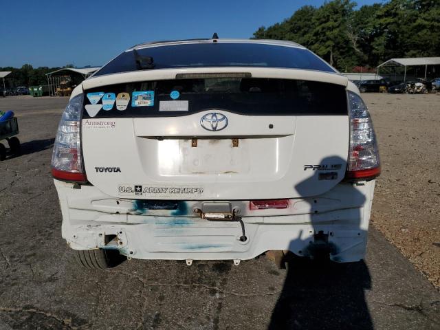 JTDKB20U367525975 - 2006 TOYOTA PRIUS WHITE photo 6