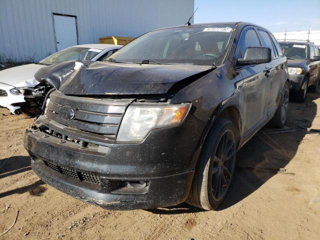 2FMDK4AC9ABA47597 - 2010 FORD EDGE SPORT BLACK photo 2