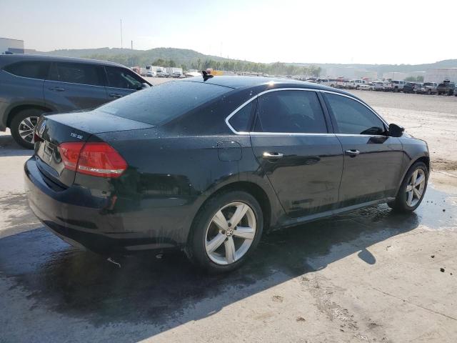 1VWBS7A34EC091670 - 2014 VOLKSWAGEN PASSAT SE BLACK photo 3