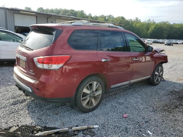 5N1AR2MM6EC728507 - 2014 NISSAN PATHFINDER S RED photo 3