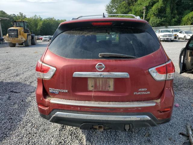 5N1AR2MM6EC728507 - 2014 NISSAN PATHFINDER S RED photo 6