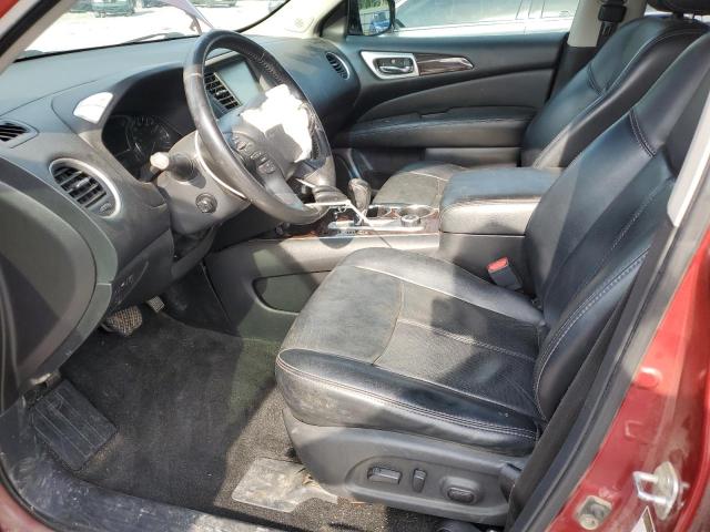 5N1AR2MM6EC728507 - 2014 NISSAN PATHFINDER S RED photo 7