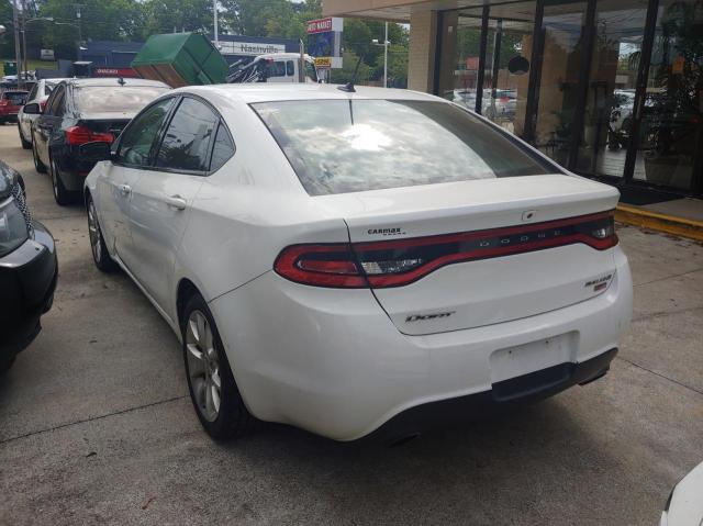 1C3CDFBH2DD154719 - 2013 DODGE DART SXT WHITE photo 3