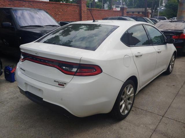 1C3CDFBH2DD154719 - 2013 DODGE DART SXT WHITE photo 4