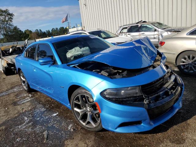 2C3CDXCT2FH863018 - 2015 DODGE CHARGER R/T BLUE photo 4