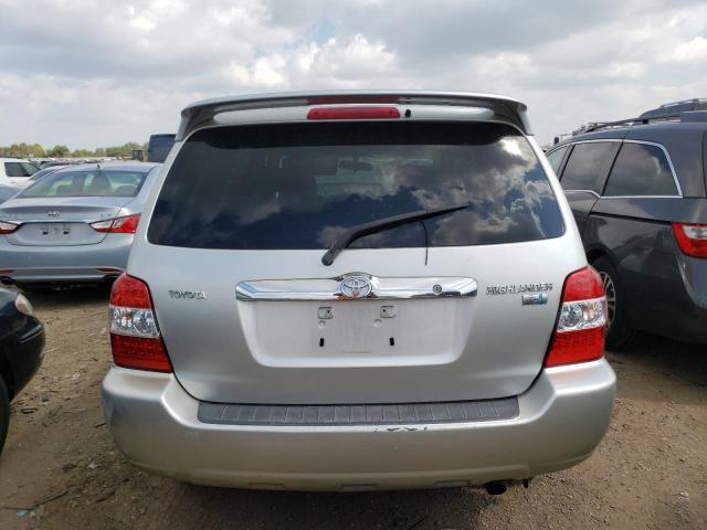 JTEDW21A560015651 - 2006 TOYOTA HIGHLANDER HYBRID SILVER photo 6