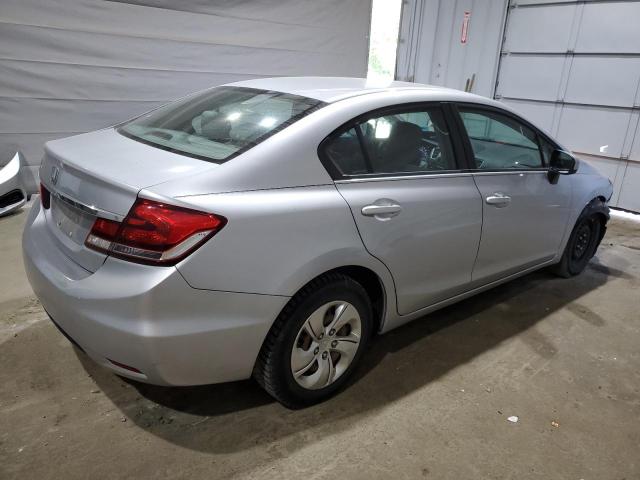 19XFB2F55EE054427 - 2014 HONDA CIVIC LX SILVER photo 3