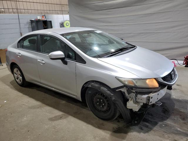 19XFB2F55EE054427 - 2014 HONDA CIVIC LX SILVER photo 4