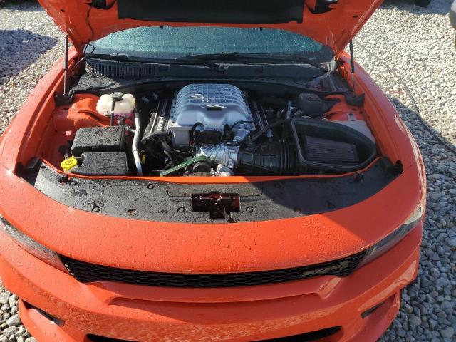 2C3CDXL9XNH101459 - 2022 DODGE CHARGER SRT HELLCAT ORANGE photo 11