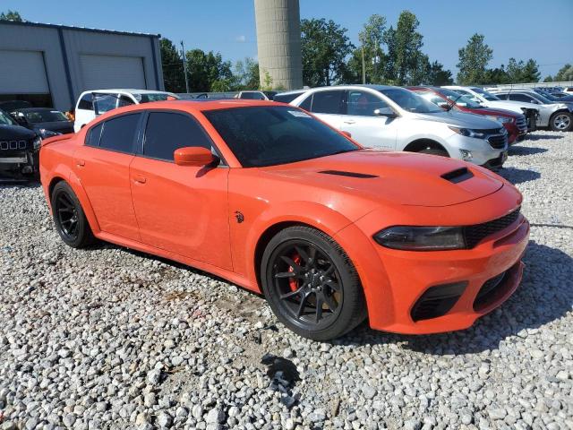 2C3CDXL9XNH101459 - 2022 DODGE CHARGER SRT HELLCAT ORANGE photo 4