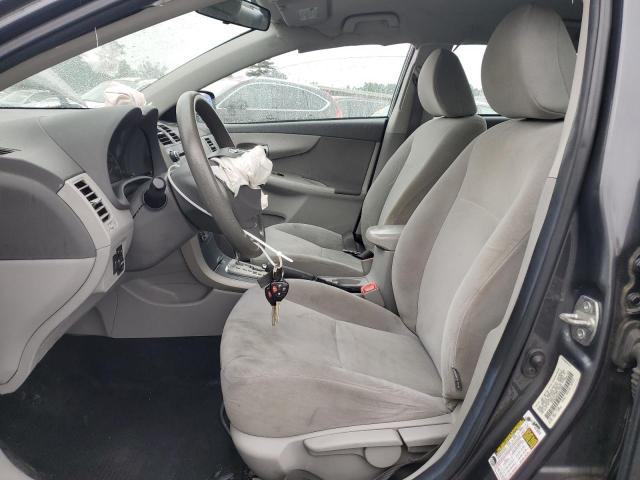 1NXBU4EE3AZ374861 - 2010 TOYOTA COROLLA BASE GRAY photo 7