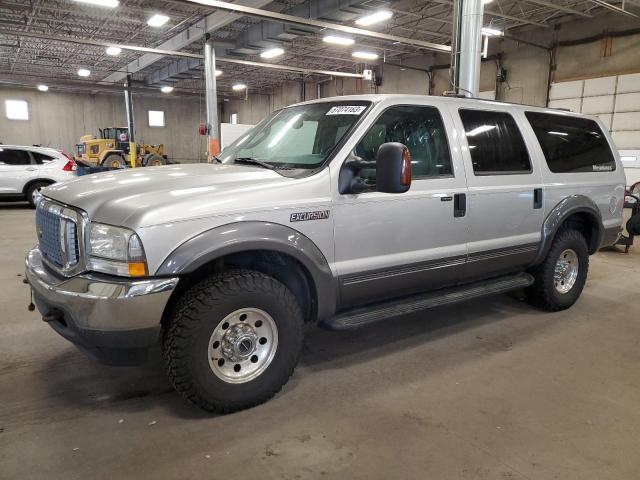 1FMSU41P54EB01538 - 2004 FORD EXCURSION XLT SILVER photo 1