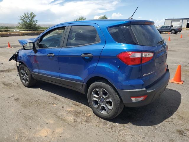 MAJ3S2FE6KC280259 - 2019 FORD ECOSPORT S Bleu photo 2