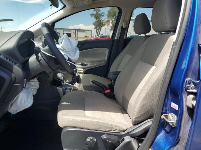 MAJ3S2FE6KC280259 - 2019 FORD ECOSPORT S Bleu photo 7