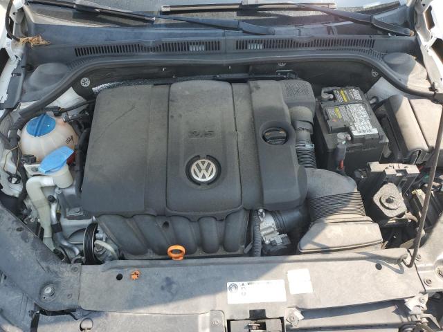 3VWLZ7AJXBM034656 - 2011 VOLKSWAGEN JETTA SEL WHITE photo 11