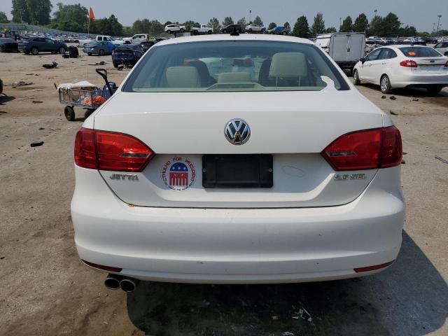3VWLZ7AJXBM034656 - 2011 VOLKSWAGEN JETTA SEL WHITE photo 6