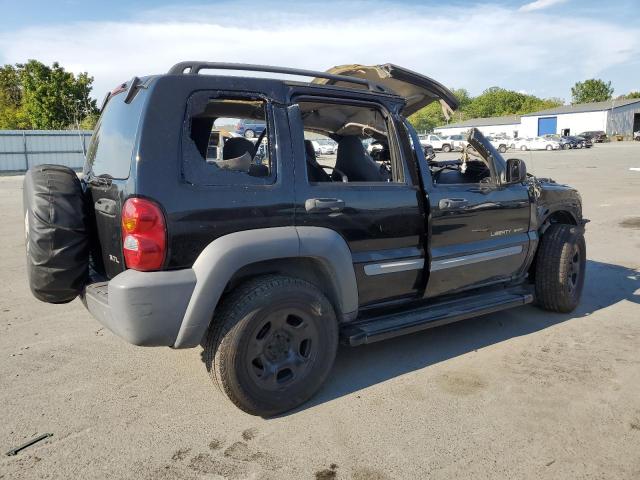 1J4GL48K82W350117 - 2002 JEEP LIBERTY SPORT BLACK photo 3