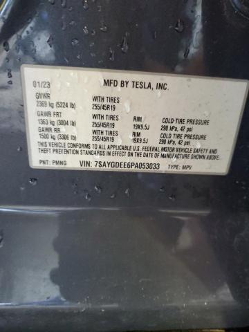 7SAYGDEE6PA053033 - 2023 TESLA MODEL Y Boz foto 14
