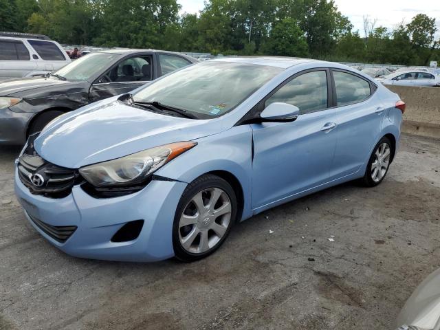 KMHDH4AE4DU695346 - 2013 HYUNDAI ELANTRA GLS BLUE photo 1