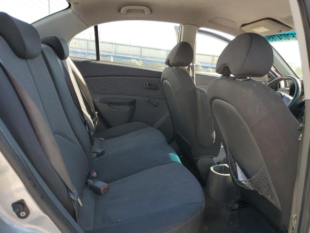 KNADH4A39B6731100 - 2011 KIA RIO BASE SILVER photo 10