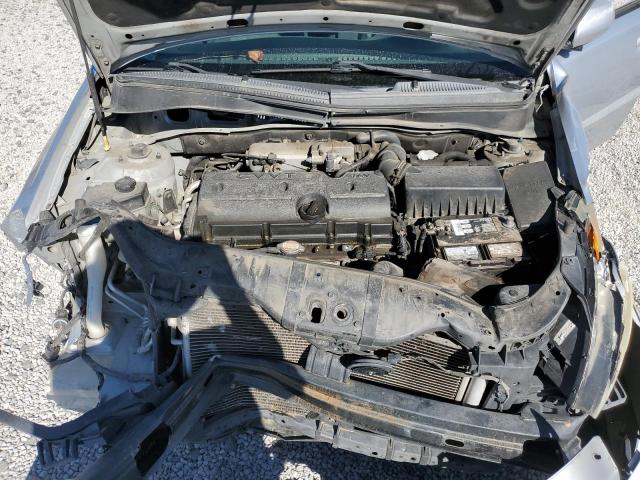 KNADH4A39B6731100 - 2011 KIA RIO BASE SILVER photo 11