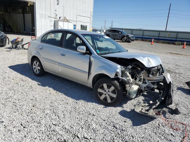 KNADH4A39B6731100 - 2011 KIA RIO BASE SILVER photo 4