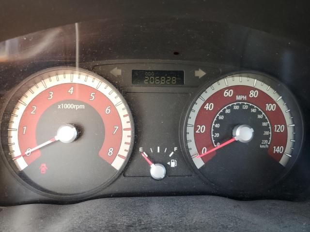 KNADH4A39B6731100 - 2011 KIA RIO BASE SILVER photo 9