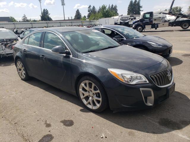 2G4GU5GX7G9120666 - 2016 BUICK REGAL GS CHARCOAL photo 4