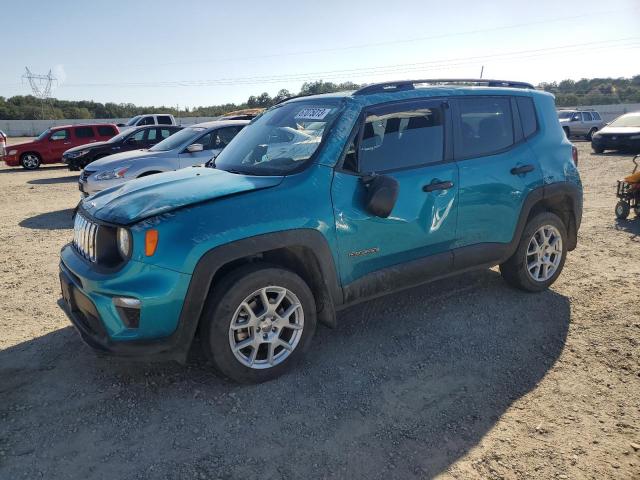 ZACNJDAB9MPN25582 - 2021 JEEP RENEGADE SPORT TURQUOISE photo 1