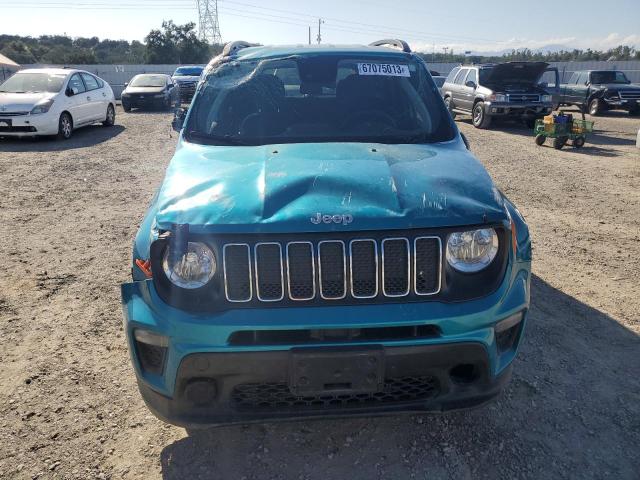 ZACNJDAB9MPN25582 - 2021 JEEP RENEGADE SPORT TURQUOISE photo 5