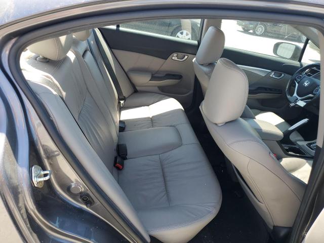 2HGFB2F98FH540644 - 2015 HONDA CIVIC EXL ნაცრისფერი ფოტო 10