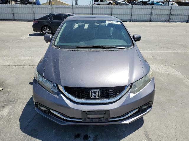 2HGFB2F98FH540644 - 2015 HONDA CIVIC EXL ნაცრისფერი ფოტო 5