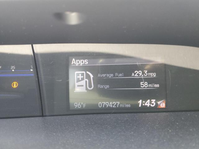 2HGFB2F98FH540644 - 2015 HONDA CIVIC EXL ნაცრისფერი ფოტო 9