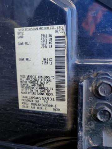 1N4AL2AP0AN558931 - 2010 NISSAN ALTIMA BASE BLUE photo 23