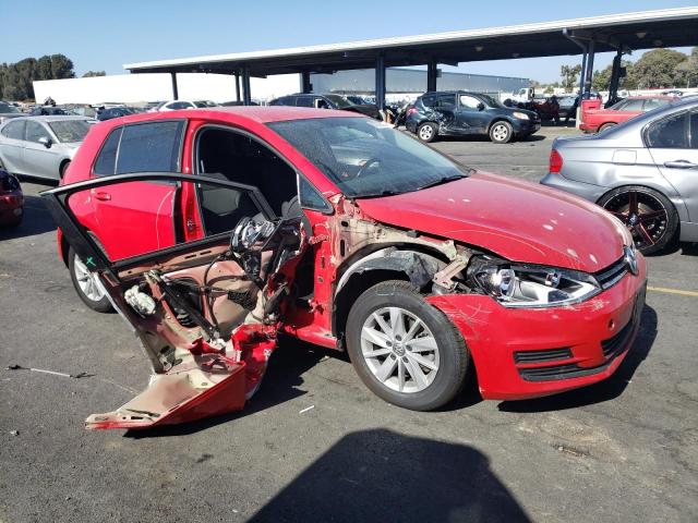 3VW217AU0GM041636 - 2016 VOLKSWAGEN GOLF S/SE RED photo 4