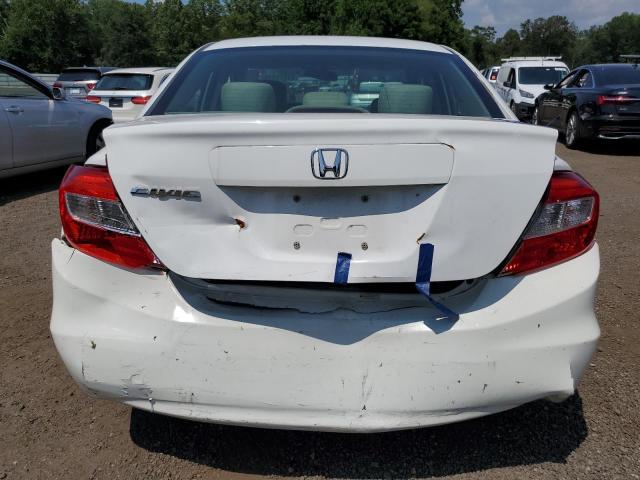 19XFB2F5XCE323597 - 2012 HONDA CIVIC LX WHITE photo 6