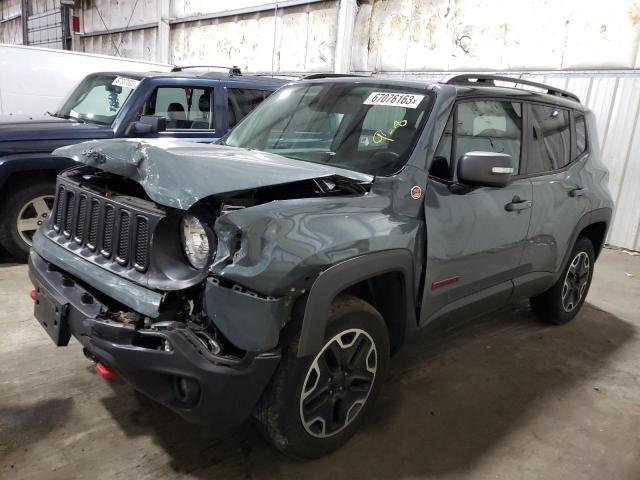 ZACCJBCB6HPE54696 - 2017 JEEP RENEGADE TRAILHAWK GRAY photo 1