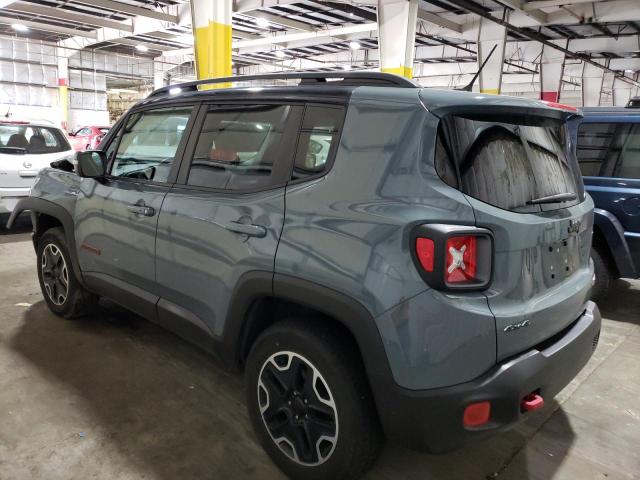 ZACCJBCB6HPE54696 - 2017 JEEP RENEGADE TRAILHAWK GRAY photo 2