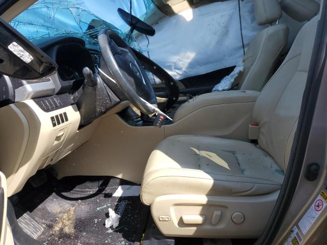 5TDJKRFH8FS216622 - 2015 TOYOTA HIGHLANDER XLE Bej foto 7