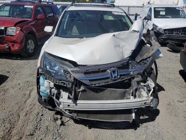 5J6RM4H7XEL104077 - 2014 HONDA CR-V EXL WHITE photo 5