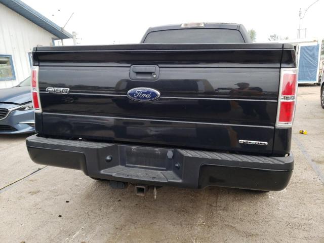 1FTMF1EF0DFA14941 - 2013 FORD F150 BLACK photo 6