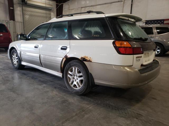 4S3BH6752Y7626674 - 2000 SUBARU LEGACY OUTBACK AWP 白色 照片 2