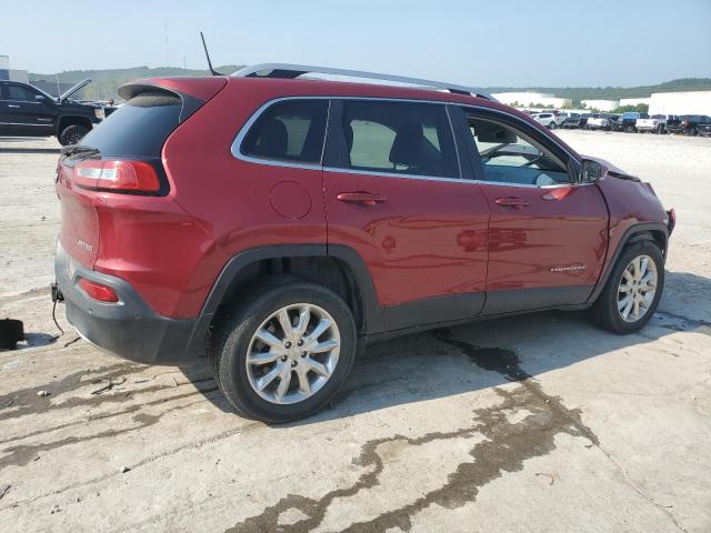 1C4PJMDB4HW583339 - 2017 JEEP CHEROKEE LIMITED MAROON photo 3