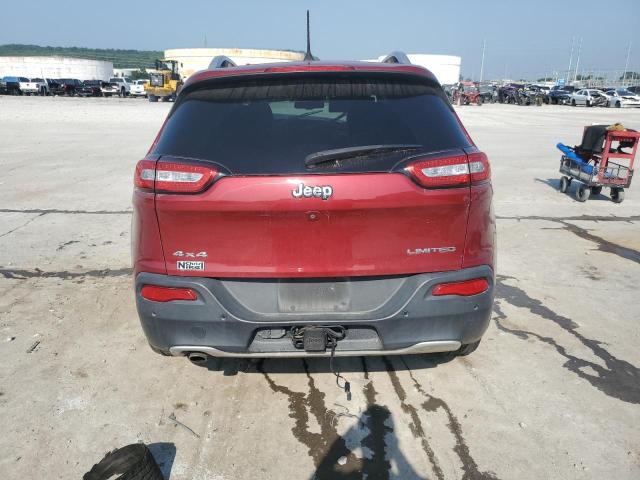 1C4PJMDB4HW583339 - 2017 JEEP CHEROKEE LIMITED MAROON photo 6