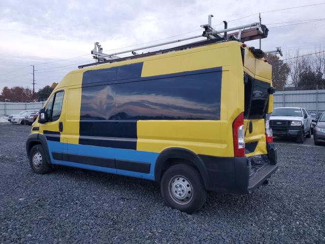 3C6LRVDG0ME555493 - 2021 RAM PROMASTER 2500 HIGH Jaune photo 2