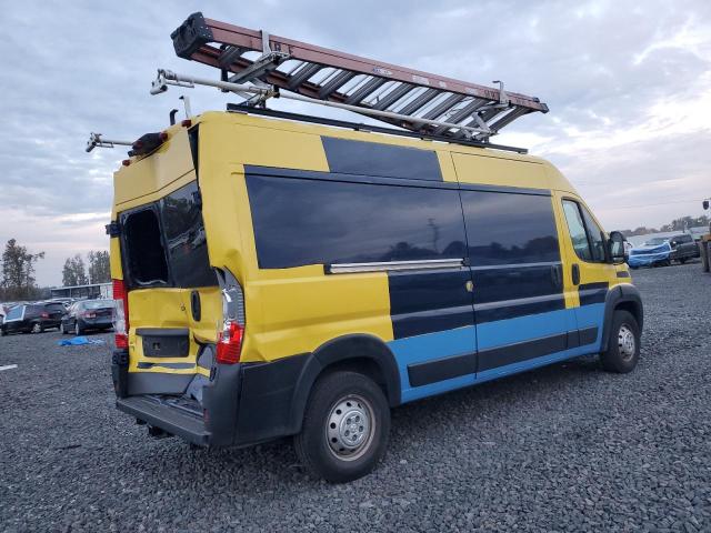 3C6LRVDG0ME555493 - 2021 RAM PROMASTER 2500 HIGH Jaune photo 3