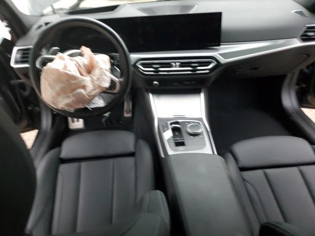 3MW39FS03P8D42106 - 2023 BMW 330XE BLACK photo 8